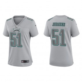 Cam Jurgens Women's Philadelphia Eagles Gray Atmosphere Fashion Game Jersey