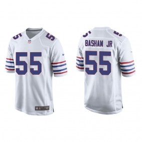 Men's Buffalo Bills Carlos Basham Jr. White Alternate Game Jersey