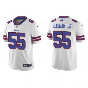 Men's Buffalo Bills Carlos Basham Jr. White Vapor Limited Jersey