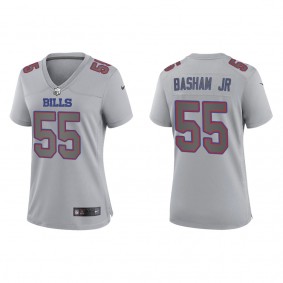 Carlos Basham Jr. Women's Buffalo Bills Gray Atmosphere Fashion Game Jersey