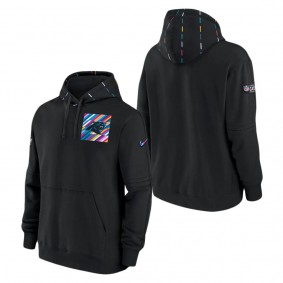 Men's Carolina Panthers Black 2023 NFL Crucial Catch Club Pullover Hoodie