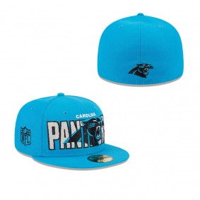 Men's Carolina Panthers Blue 2023 NFL Draft 59FIFTY Fitted Hat