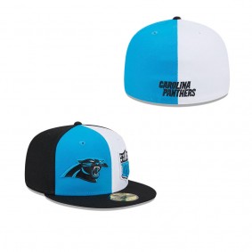 Men's Carolina Panthers Blue Black 2023 Sideline 59FIFTY Fitted Hat