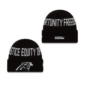 Carolina Panthers Social Justice Cuff Knit Hat