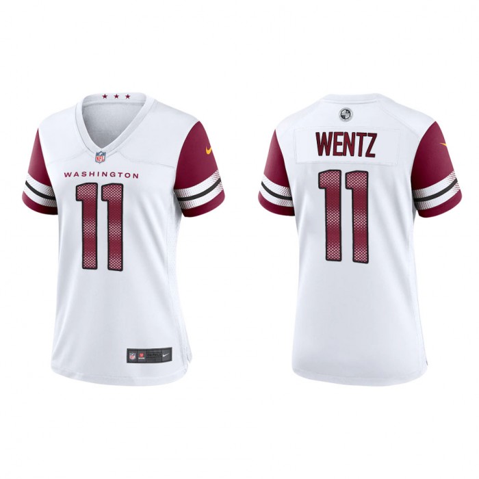 Men's Washington Commanders #11 Carson Wentz 2022 White Vapor