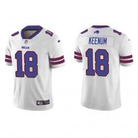 Men's Buffalo Bills Case Keenum White Vapor Limited Jersey