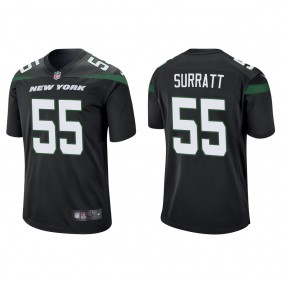 Men's New York Jets Chazz Surratt Black Game Jersey