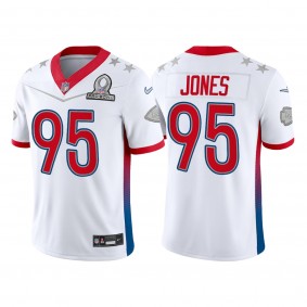 2022 AFC Pro Bowl Chris Jones Chiefs Jersey Game White