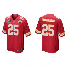 Men's Clyde Edwards-Helaire Kansas City Chiefs Red Super Bowl LVIII Game Jersey