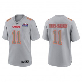 Men's Marquez Valdes-Scantling Kansas City Chiefs Gray Super Bowl LVIII Atmosphere Fashion Game Jersey