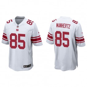 Men's New York Giants Chris Manhertz White Game Jersey