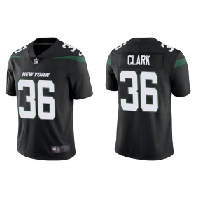 Men's Chuck Clark New York Jets Black Vapor Limited Jersey