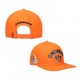 Men's Cincinnati Bengals Pro Standard Orange Stacked Snapback Hat