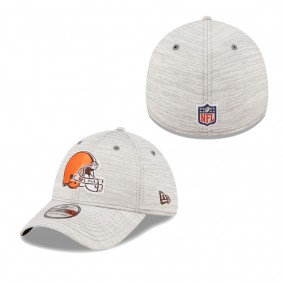 Cleveland Browns Gray 2022 NFL Training Camp Official Coach 39THIRTY Flex Hat