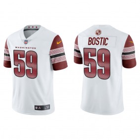 Men's Washington Commanders Jon Bostic White Limited Jersey