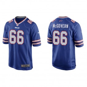 Men's Connor McGovern Buffalo Bills Royal Game Jersey