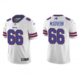 Men's Connor McGovern Buffalo Bills White Vapor Limited Jersey