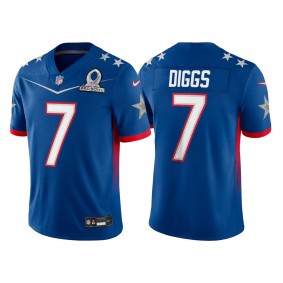 2022 NFC Pro Bowl Trevon Diggs Cowboys Jersey Game Royal