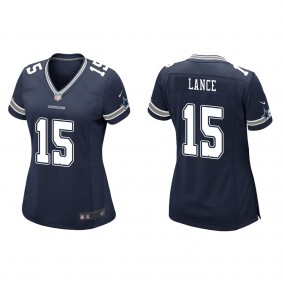 Women's Dallas Cowboys Trey Lance Navy Game Jersey