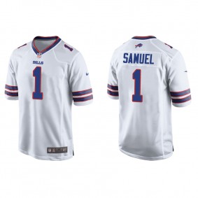 Men's Buffalo Bills Curtis Samuel White Game Jersey