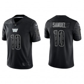 Curtis Samuel Washington Commanders Black Reflective Limited Jersey