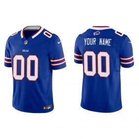 Men's Buffalo Bills Custom Royal Vapor F.U.S.E. Limited Jersey