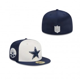 Dallas Cowboys Throwback Satin 59FIFTY Fitted Hat