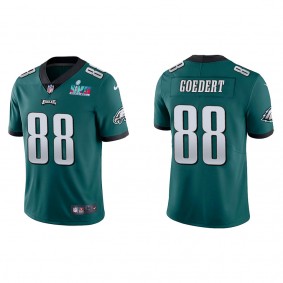 Dallas Goedert Men's Philadelphia Eagles Super Bowl LVII Green Vapor Limited Jersey