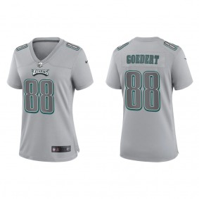 Dallas Goedert Women's Philadelphia Eagles Gray Atmosphere Fashion Game Jersey