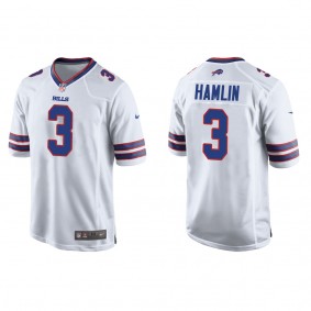 Men's Buffalo Bills Damar Hamlin White Game Jersey