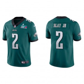 Darius Slay Jr Men's Philadelphia Eagles Super Bowl LVII Green Vapor Limited Jersey