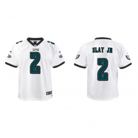 Youth Darius Slay Jr Philadelphia Eagles White Game Jersey