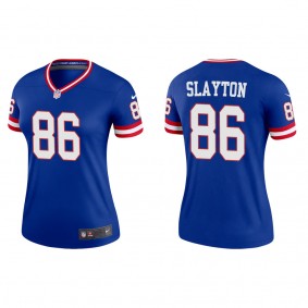 Darius Slayton Women's Giants Royal Classic Legend Jersey