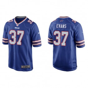 Men's Buffalo Bills Darrynton Evans Royal Game Jersey