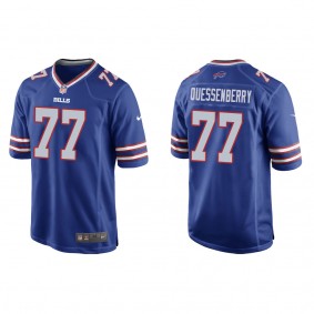 Men's Buffalo Bills David Quessenberry Royal Game Jersey