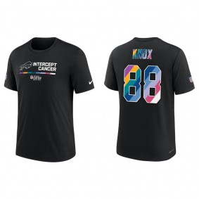 Dawson Knox Buffalo Bills Black 2022 NFL Crucial Catch Performance T-Shirt