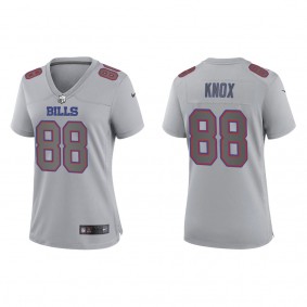 Dawson Knox Women's Buffalo Bills Gray Atmosphere Fashion Game Jersey