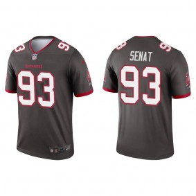 Men's Tampa Bay Buccaneers Deadrin Senat Pewter Legend Jersey