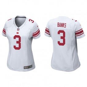 Women's New York Giants Deonte Banks White Game Jersey