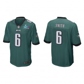 DeVonta Smith Men's Philadelphia Eagles Super Bowl LVII Midnight Green Game Jersey