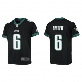 Youth DeVonta Smith Philadelphia Eagles Black Game Jersey