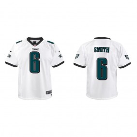 Youth DeVonta Smith Philadelphia Eagles White Game Jersey