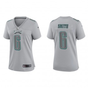 DeVonta Smith Women's Philadelphia Eagles Gray Atmosphere Fashion Game Jersey