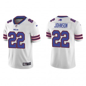 Men's Buffalo Bills Duke Johnson White Vapor Limited Jersey