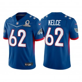 2022 NFC Pro Bowl Jason Kelce Eagles Jersey Game Royal