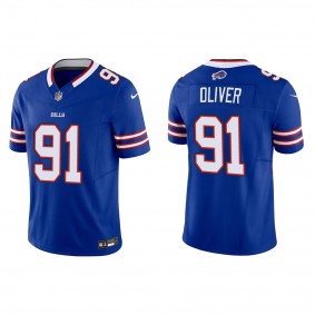 Men's Buffalo Bills Ed Oliver Royal Vapor F.U.S.E. Limited Jersey