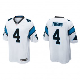 Men's Carolina Panthers Eddy Pineiro White Game Jersey