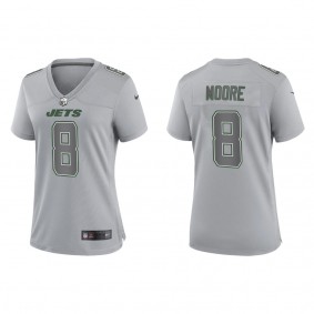 Elijah Moore Women's New York Jets Gray Atmosphere Fashion Game Jersey