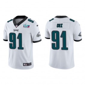 Fletcher Cox Men's Philadelphia Eagles Super Bowl LVII White Vapor Limited Jersey