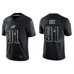 Fletcher Cox Philadelphia Eagles Black Reflective Limited Jersey